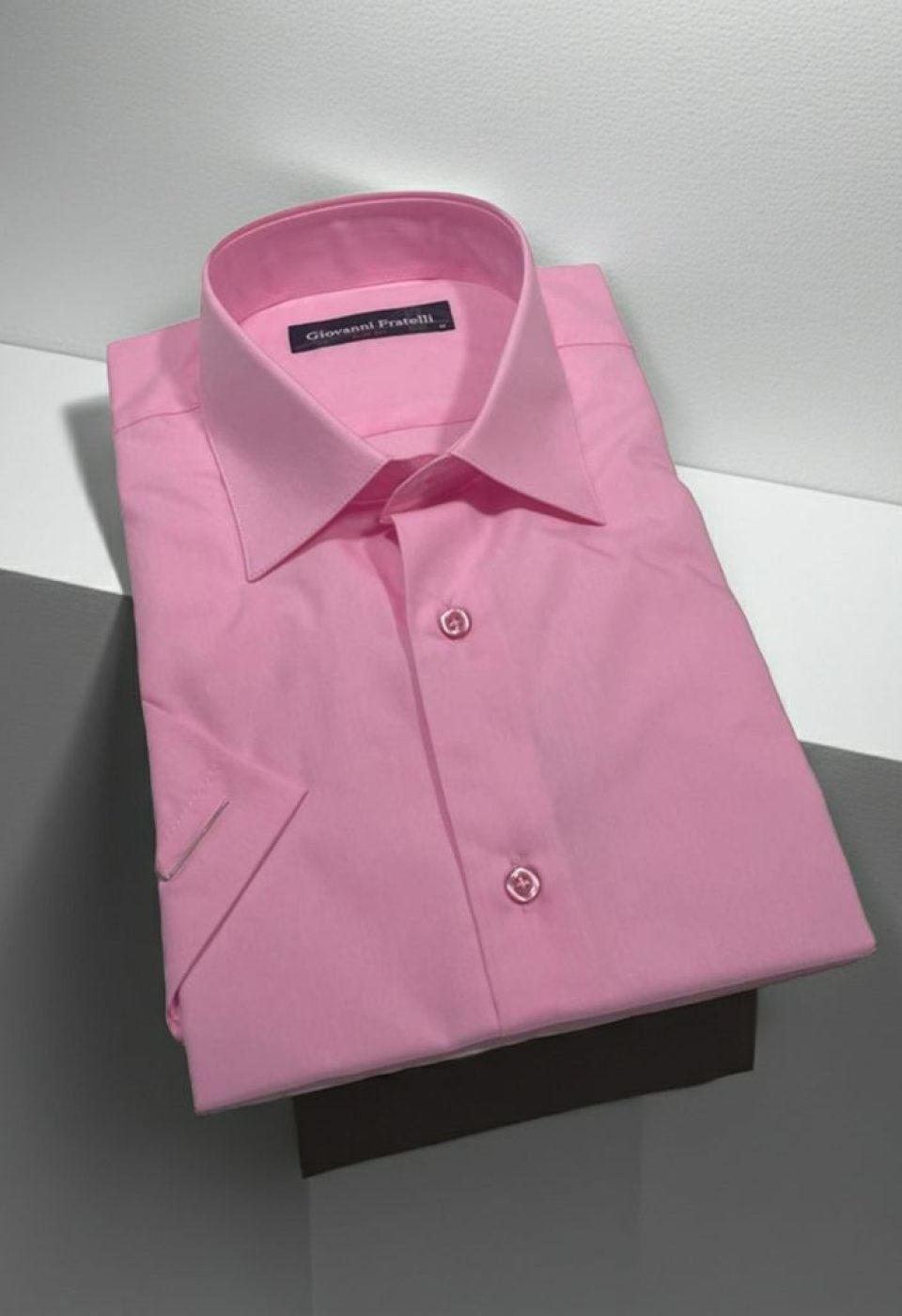 Slim Fit Kısa Kol Düz Renk Erkek Gömlek 3GMK330300018 - Giovanni Fratelli