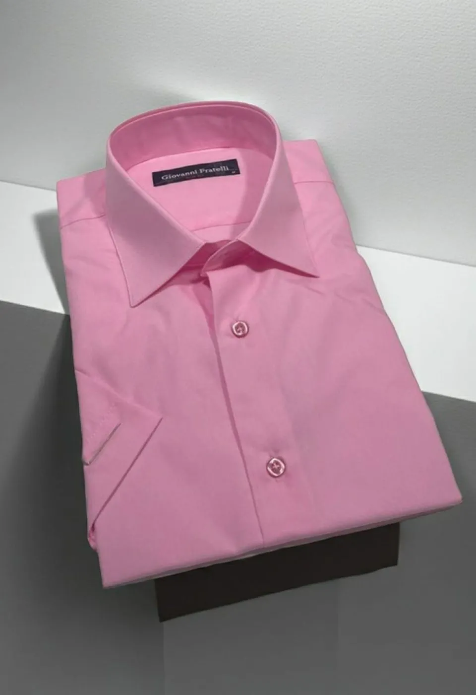 Slim Fit Kısa Kol Düz Renk Erkek Gömlek 3GMK330300018 - Giovanni Fratelli