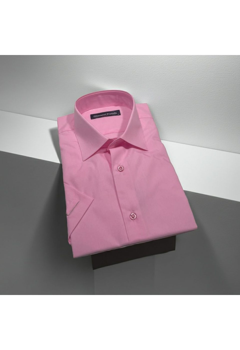 Slim Fit Kısa Kol Düz Renk Erkek Gömlek 3GMK330300018 - Giovanni Fratelli