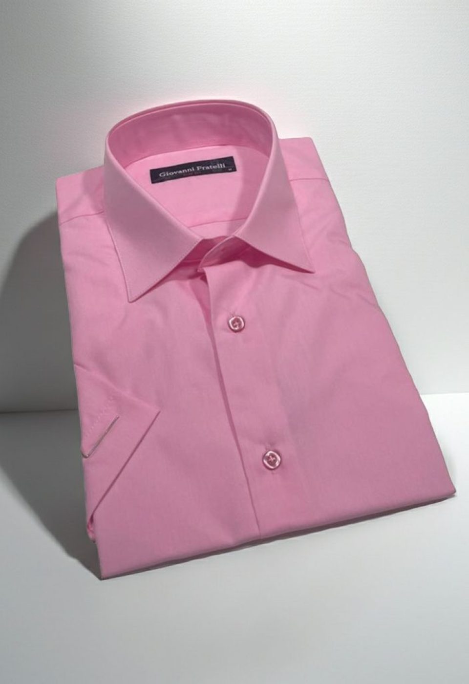 Slim Fit Kısa Kol Düz Renk Erkek Gömlek 3GMK330300018 - Giovanni Fratelli