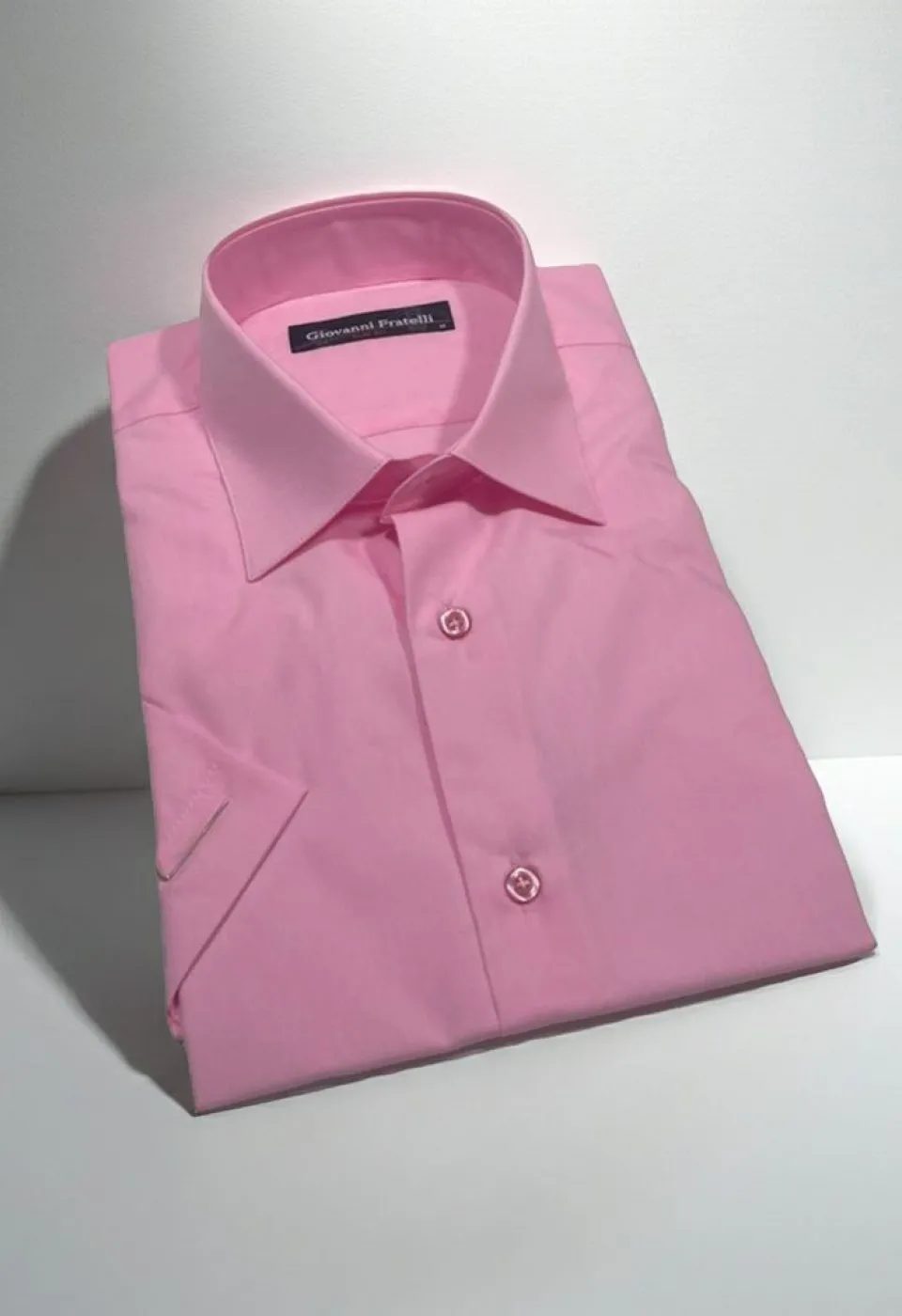 Slim Fit Kısa Kol Düz Renk Erkek Gömlek 3GMK330300018 - Giovanni Fratelli