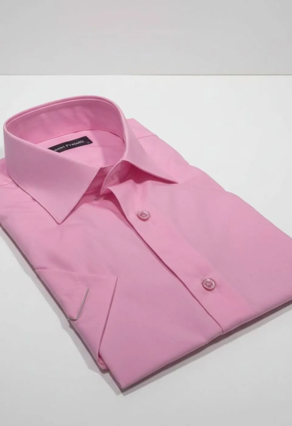 Slim Fit Kısa Kol Düz Renk Erkek Gömlek 3GMK330300018