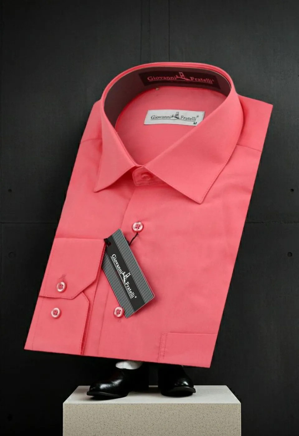 Klasik Uzun Kol Düz Renk Erkek Gömlek 3GMK350300B47