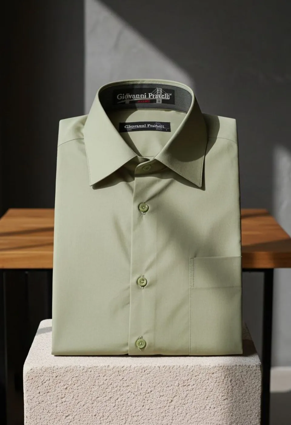 Klasik Kısa Kol Düz Renk Erkek Gömlek 3GMK360300005