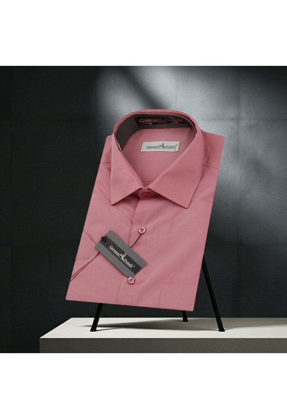 Klasik Kısa Kol Düz Renk Erkek Gömlek 3GMK360300063 - Giovanni Fratelli