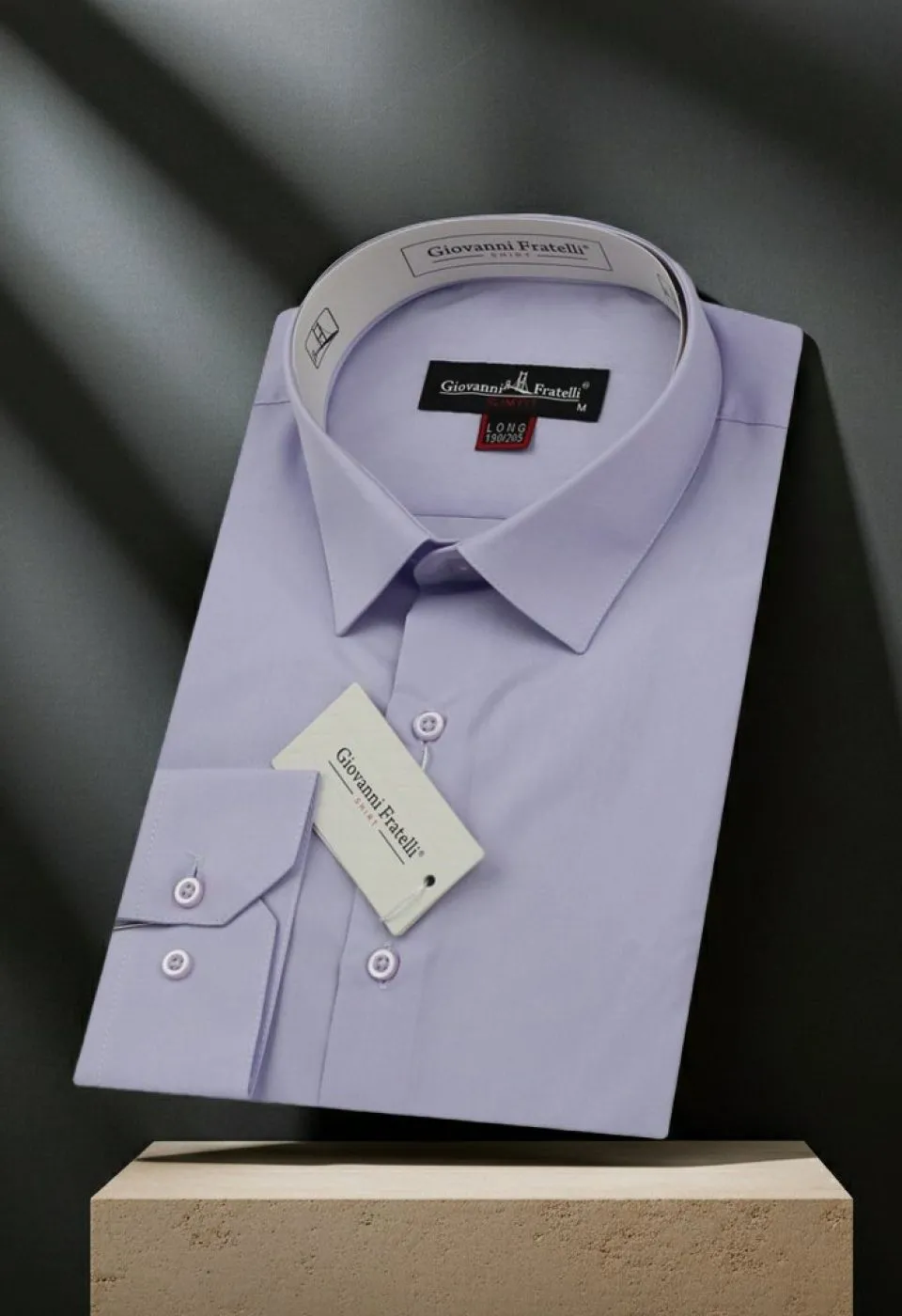 8 Drop Slim Fit Uzun Kol Düz Renk Erkek Gömlek 3GMK310312001