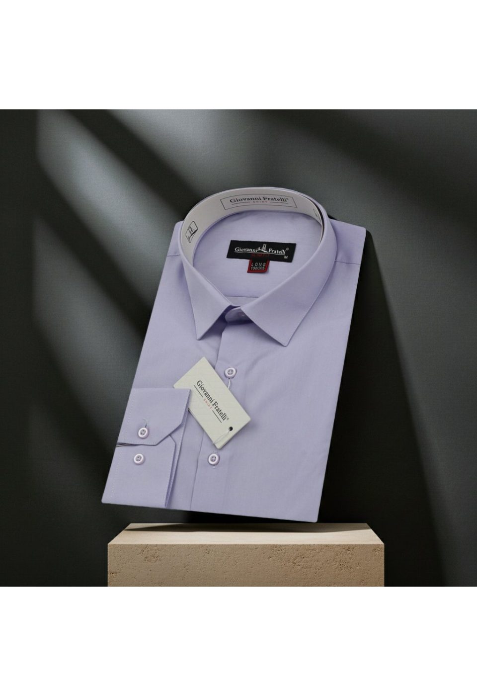 8 Drop Slim Fit Uzun Kol Düz Renk Erkek Gömlek 3GMK310312001 - Giovanni Fratelli