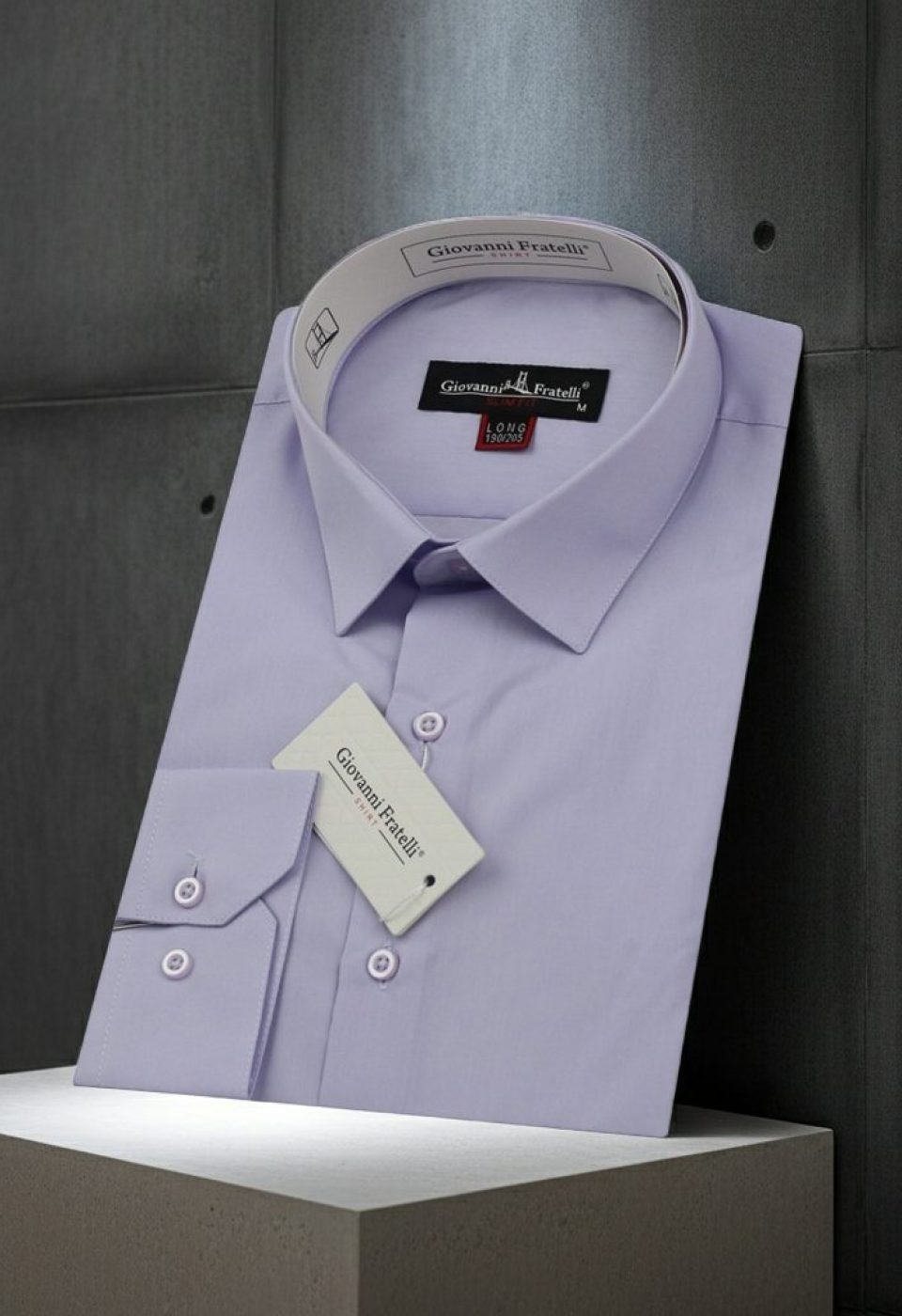 8 Drop Slim Fit Uzun Kol Düz Renk Erkek Gömlek 3GMK310312001
