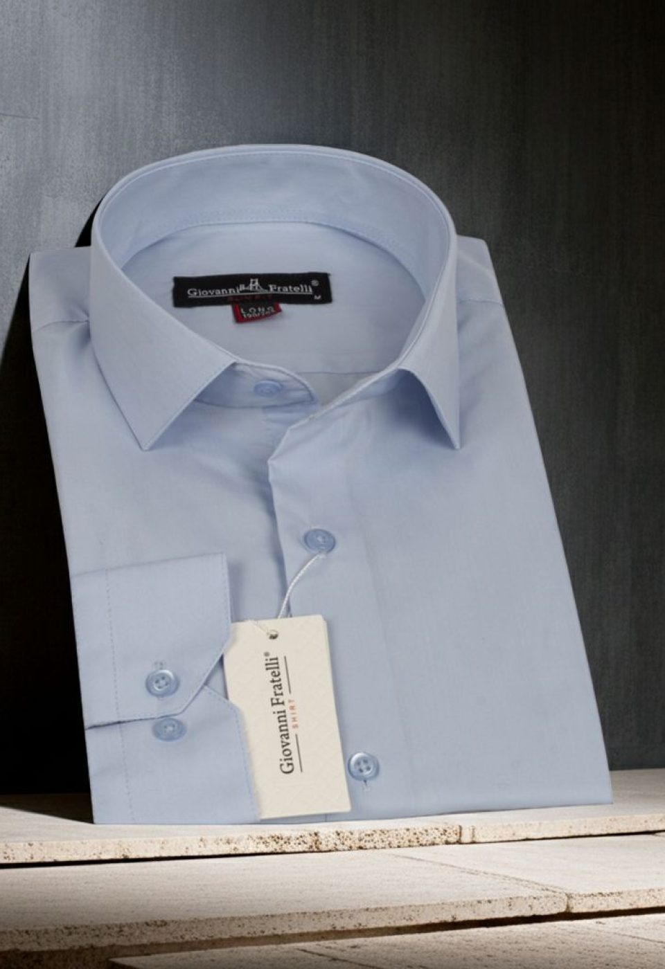 8 Drop Slim Fit Uzun Kol Düz Renk Erkek Gömlek 3GMK310312002