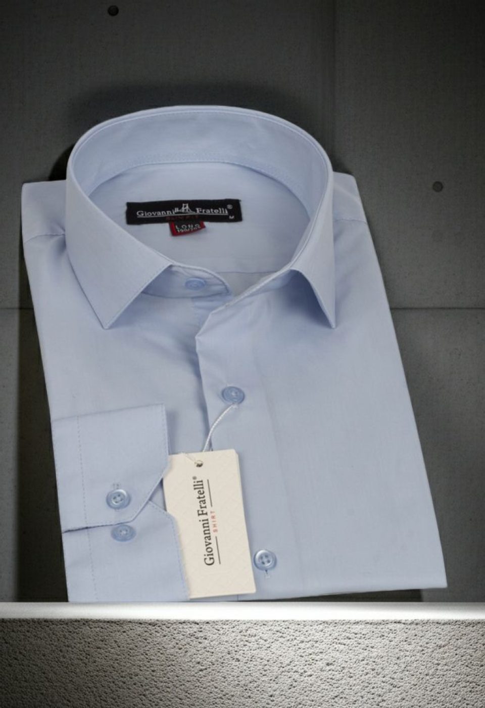 0312 CR 8 DROP 002 8 Drop Slim Fit Uzun Kol Düz Renk Erkek Gömlek 3GMK310312002 - Giovanni Fratelli