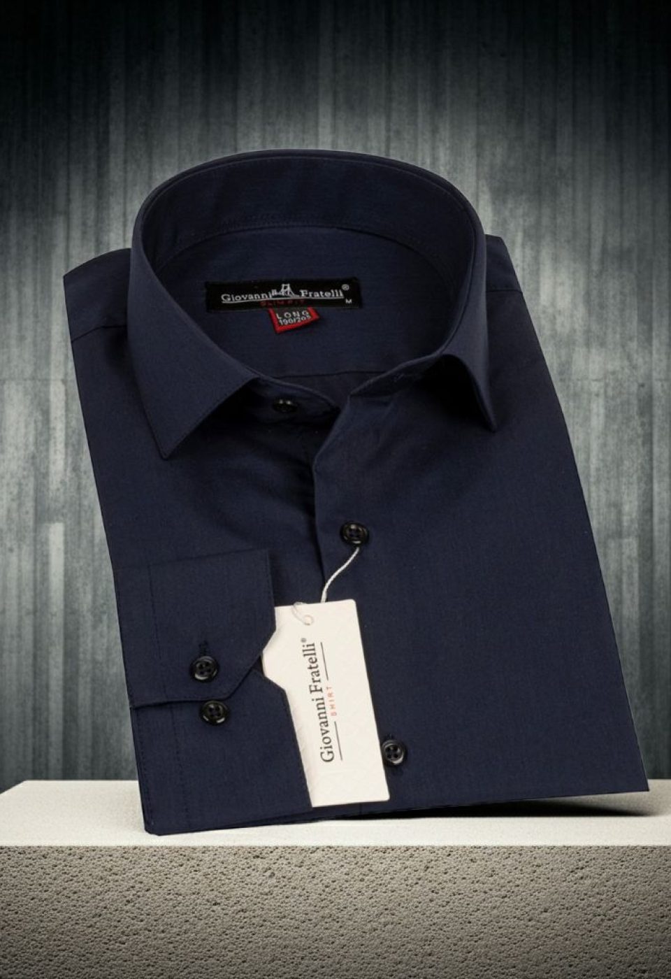 8 Drop Slim Fit Uzun Kol Düz Renk Erkek Gömlek 3GMK310312003