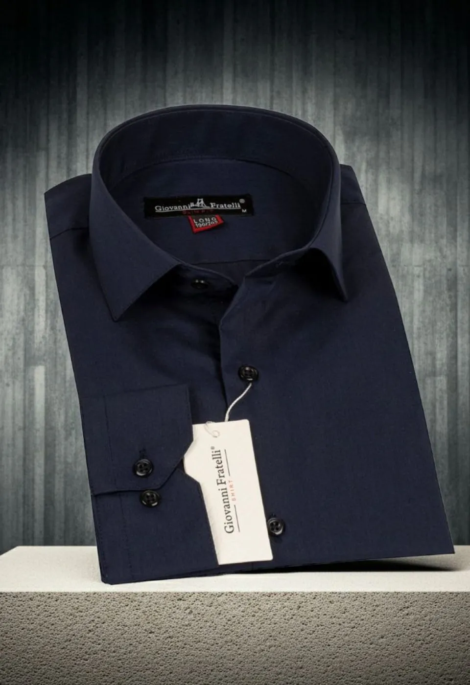 8 Drop Slim Fit Uzun Kol Düz Renk Erkek Gömlek 3GMK310312003