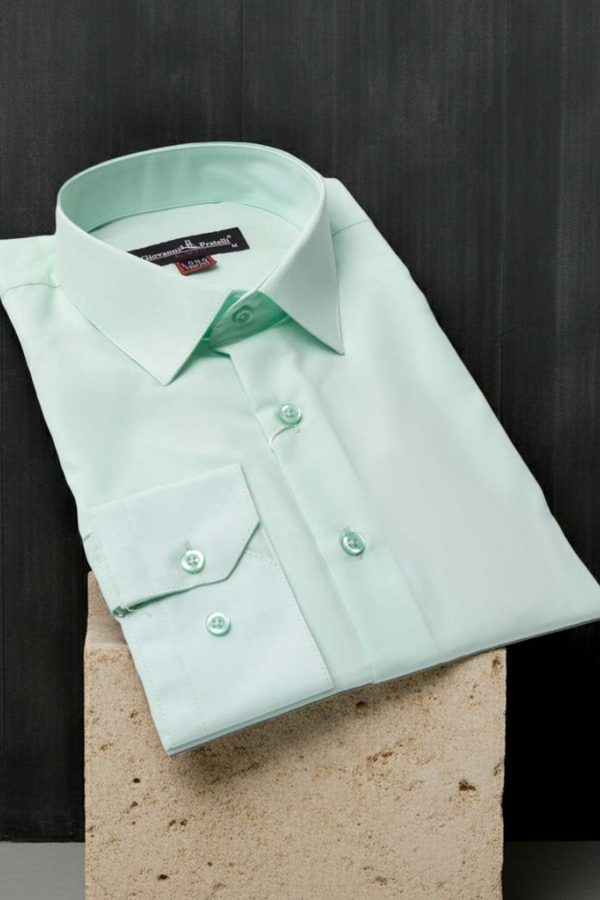 8 Drop Slim Fit Uzun Kol Düz Renk Erkek Gömlek 3GMK310312005 8 Drop Slim Fit Uzun Kol Düz Renk Erkek Gömlek 3GMK310312005
