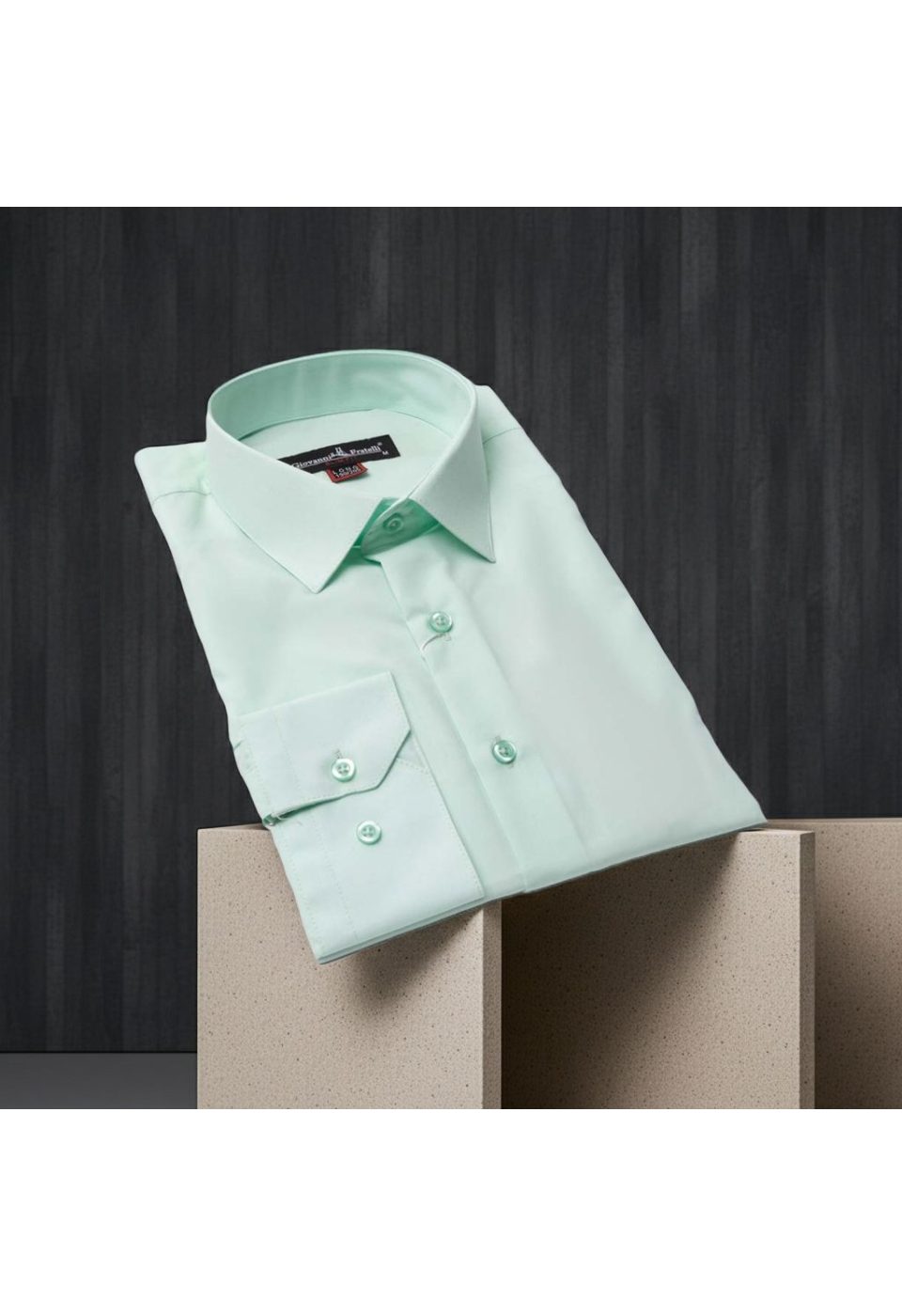 0312 CR 8 DROP 005 8 Drop Slim Fit Uzun Kol Düz Renk Erkek Gömlek 3GMK310312005 - Giovanni Fratelli