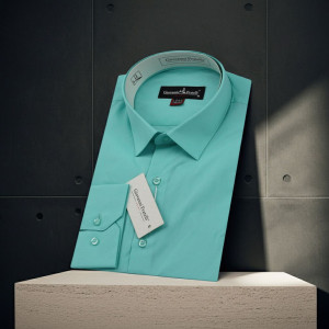 8 Drop Slim Fit Uzun Kol Düz Renk Erkek Gömlek 3GMK310312008