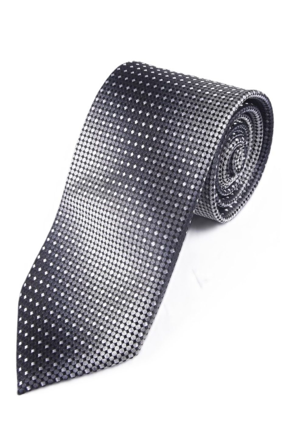 Siyah Gri Baklava Dokulu Jacquard Erkek Kravat 3AKS001028001 - Giovanni Fratelli