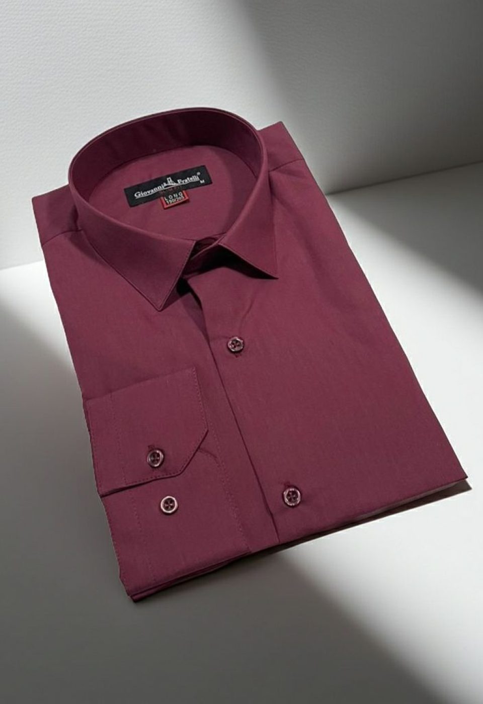8 Drop Slim Fit Uzun Kol Düz Renk Erkek Gömlek 3GMK310312010