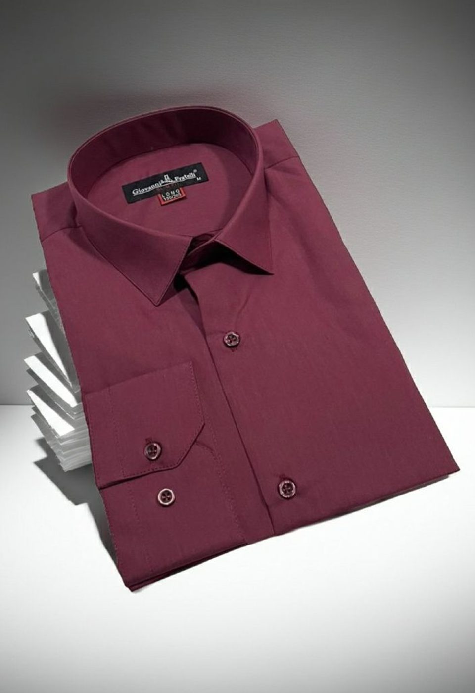 0312 CR 8 DROP 010 8 Drop Slim Fit Uzun Kol Düz Renk Erkek Gömlek 3GMK310312010 - Giovanni Fratelli