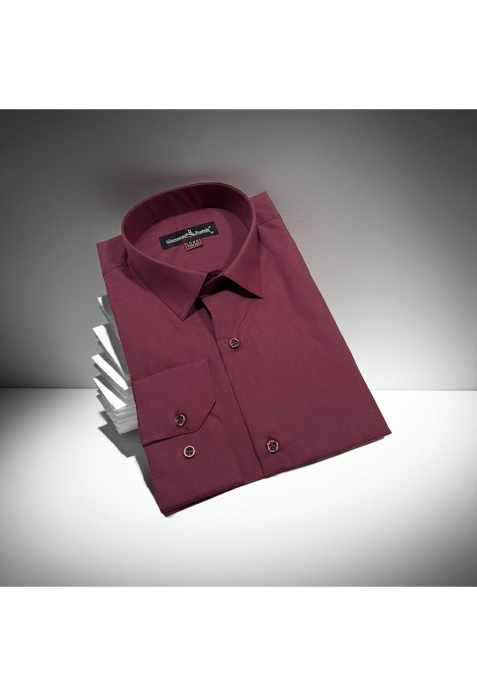 0312 CR 8 DROP 010 8 Drop Slim Fit Uzun Kol Düz Renk Erkek Gömlek 3GMK310312010 - Giovanni Fratelli
