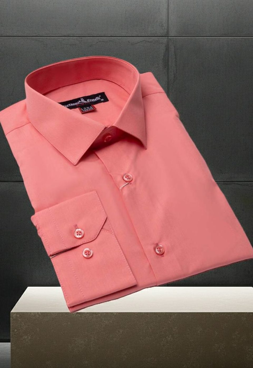 8 Drop Slim Fit Uzun Kol Düz Renk Erkek Gömlek 3GMK310312012
