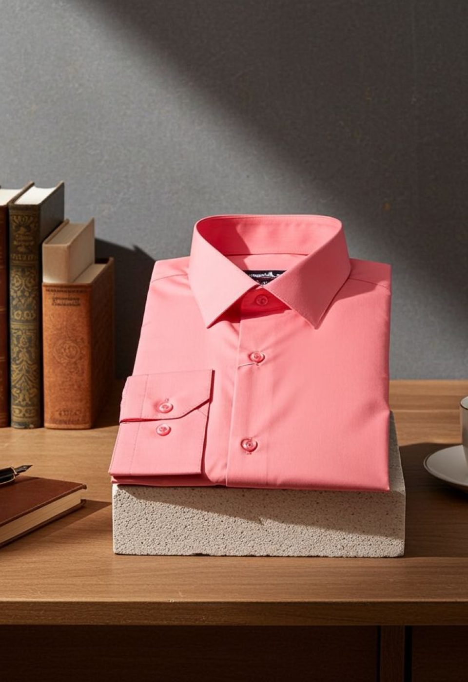 8 Drop Slim Fit Uzun Kol Düz Renk Erkek Gömlek 3GMK310312012