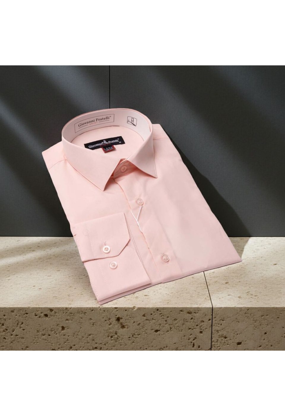 8 Drop Slim Fit Uzun Kol Düz Renk Erkek Gömlek 3GMK310312013 - Giovanni Fratelli