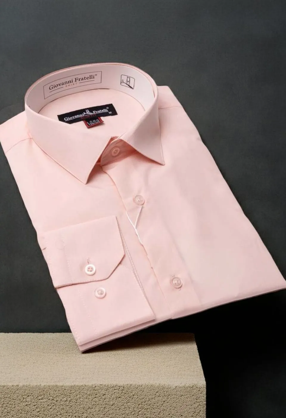 8 Drop Slim Fit Uzun Kol Düz Renk Erkek Gömlek 3GMK310312013