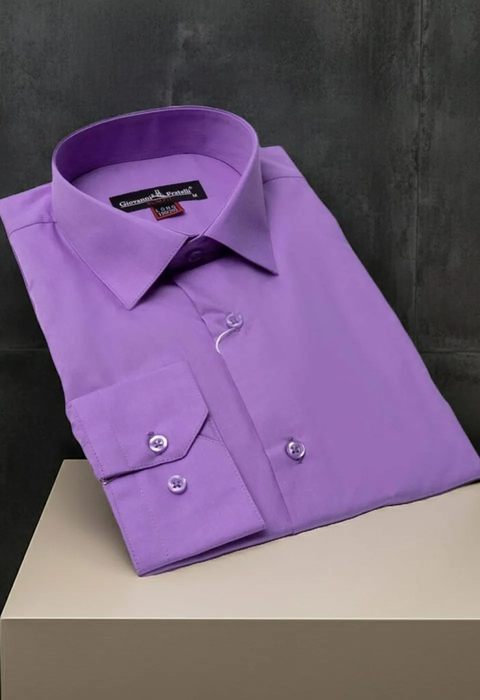 8 Drop Slim Fit Uzun Kol Düz Renk Erkek Gömlek 3GMK310312015