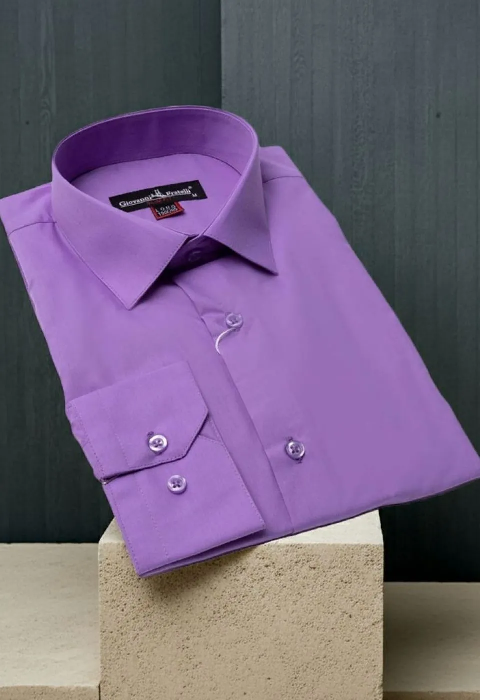 8 Drop Slim Fit Uzun Kol Düz Renk Erkek Gömlek 3GMK310312015