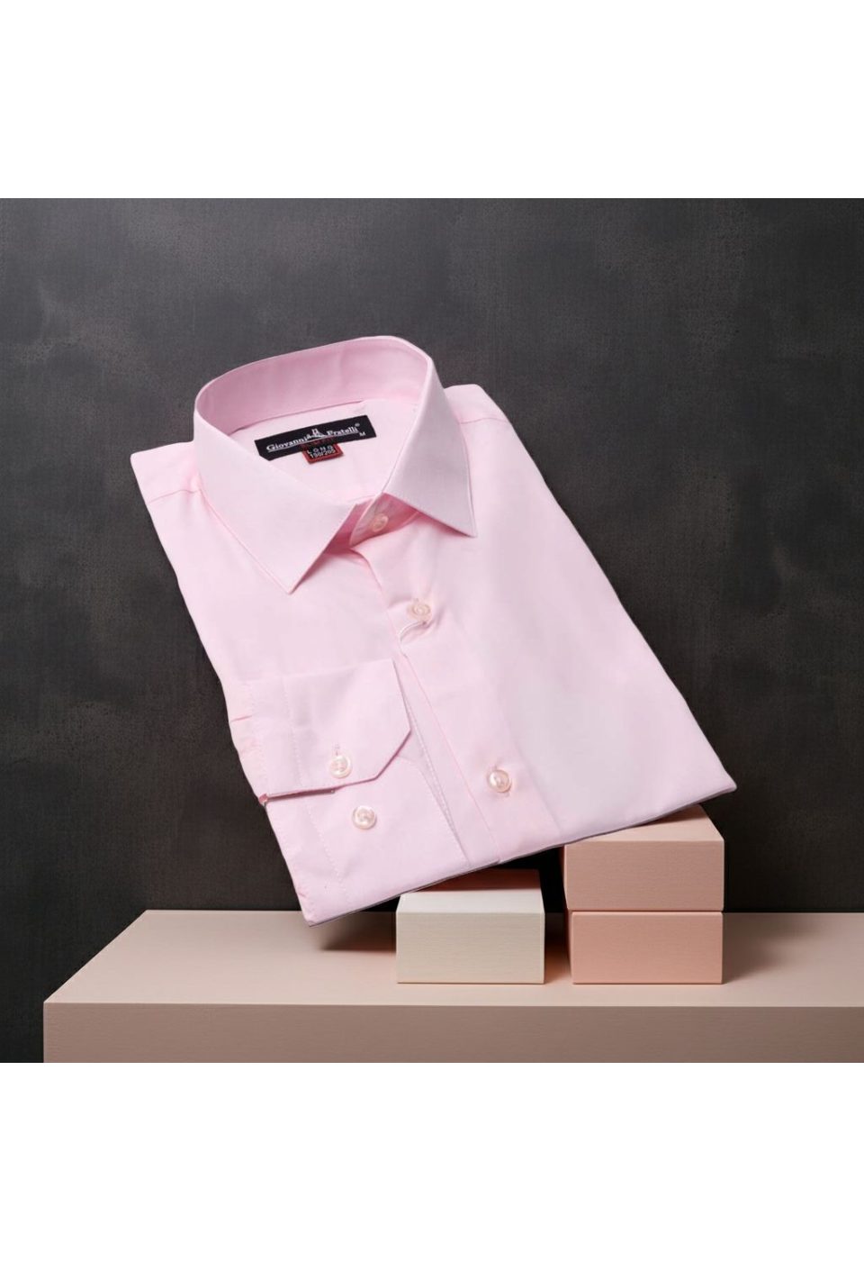 8 Drop Slim Fit Uzun Kol Düz Renk Erkek Gömlek 3GMK310312017 - Giovanni Fratelli