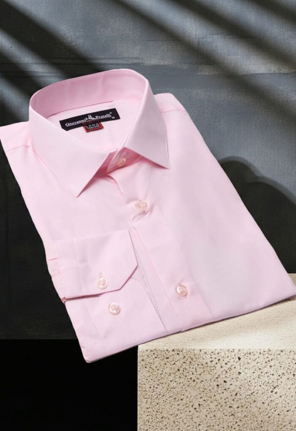 8 Drop Slim Fit Uzun Kol Düz Renk Erkek Gömlek 3GMK310312017 - Giovanni Fratelli