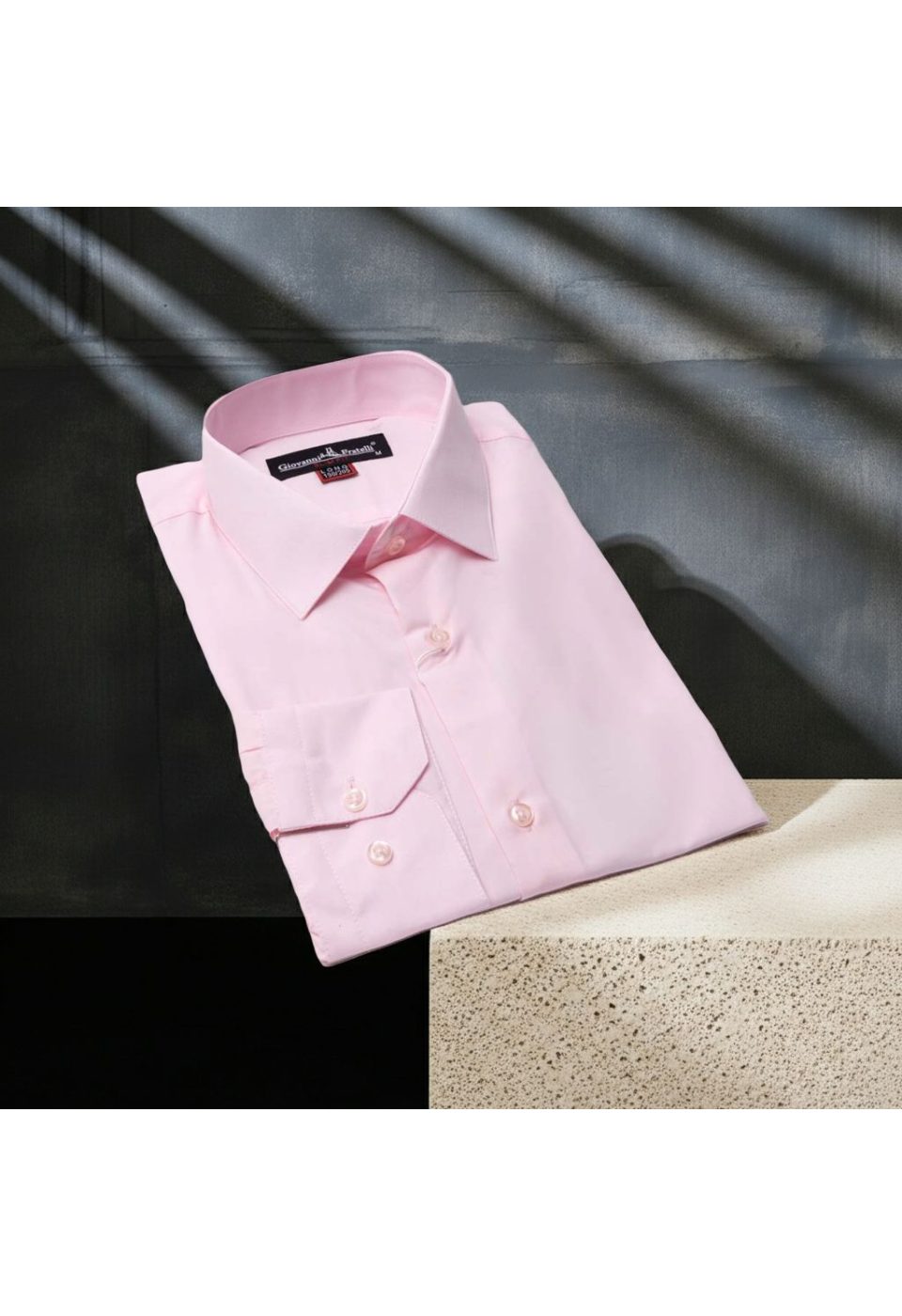 8 Drop Slim Fit Uzun Kol Düz Renk Erkek Gömlek 3GMK310312017 - Giovanni Fratelli