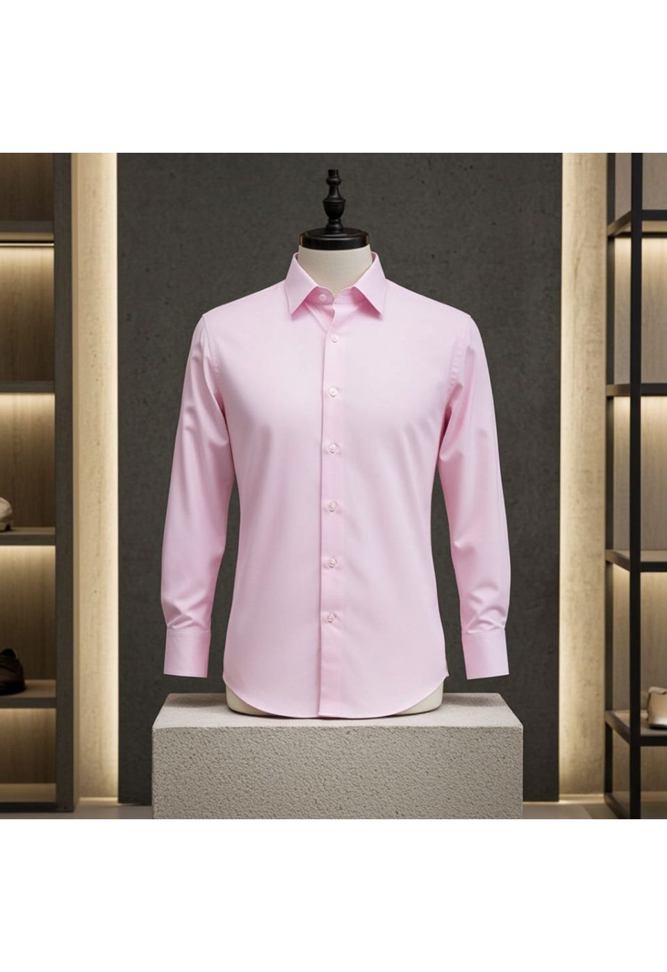 8 Drop Slim Fit Uzun Kol Düz Renk Erkek Gömlek 3GMK310312017 - Giovanni Fratelli