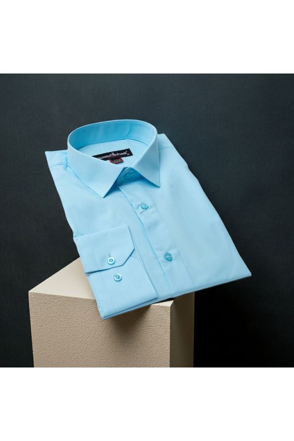 8 Drop Slim Fit Uzun Kol Düz Renk Erkek Gömlek 3GMK310312018 - Giovanni Fratelli
