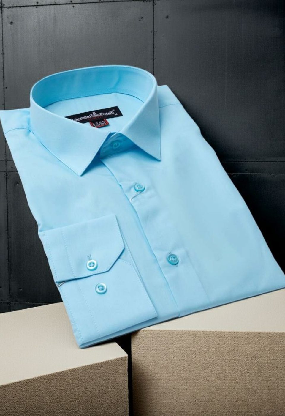 8 Drop Slim Fit Uzun Kol Düz Renk Erkek Gömlek 3GMK310312018