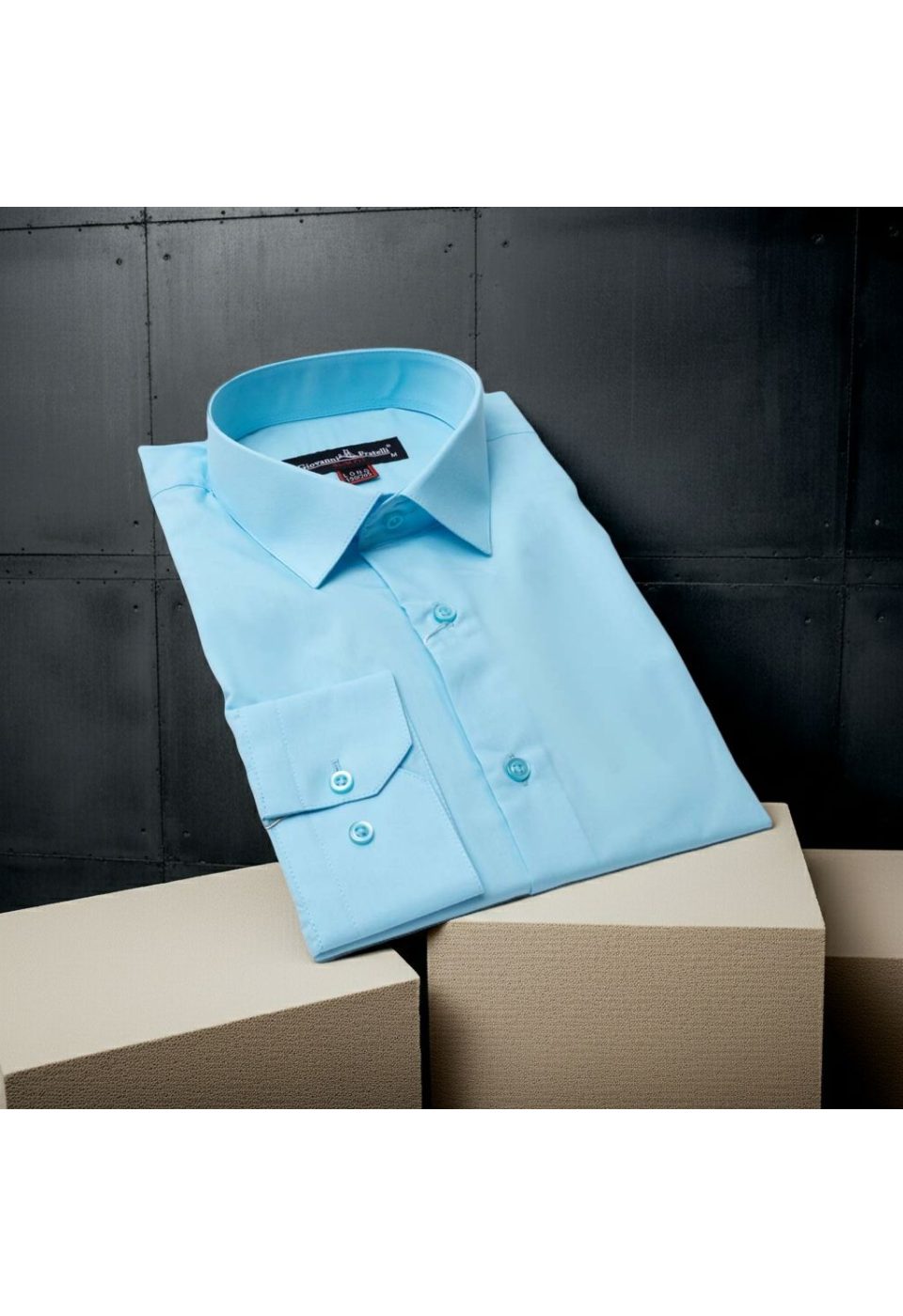 8 Drop Slim Fit Uzun Kol Düz Renk Erkek Gömlek 3GMK310312018 - Giovanni Fratelli