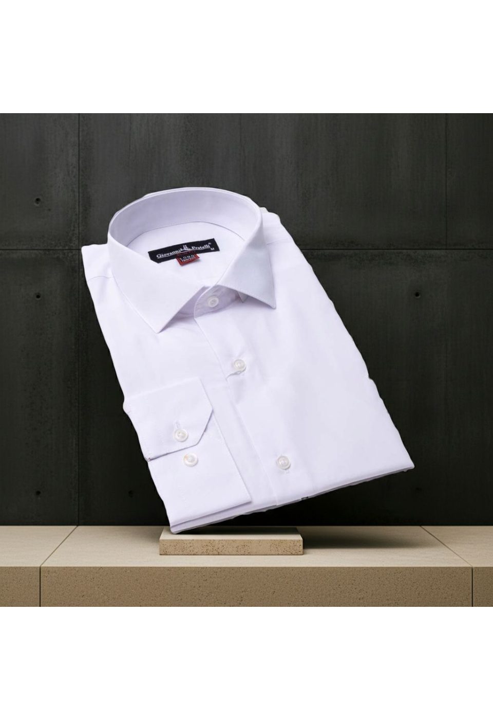 8 Drop Slim Fit Uzun Kol Düz Renk Erkek Gömlek 3GMK310312BYZ - Giovanni Fratelli