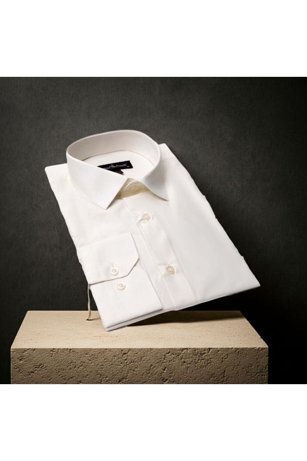 8 Drop Slim Fit Uzun Kol Düz Renk Erkek Gömlek 3GMK310312SAM - Giovanni Fratelli