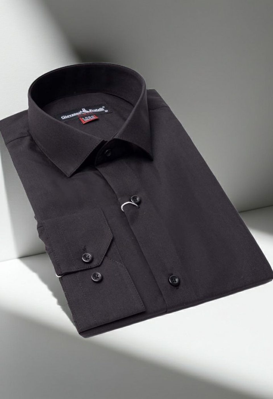 8 Drop Slim Fit Uzun Kol Düz Renk Erkek Gömlek 3GMK310312SYH - Giovanni Fratelli