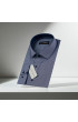 Slim Fit Uzun Kol Desenli Erkek Gömlek 3GMK330314006