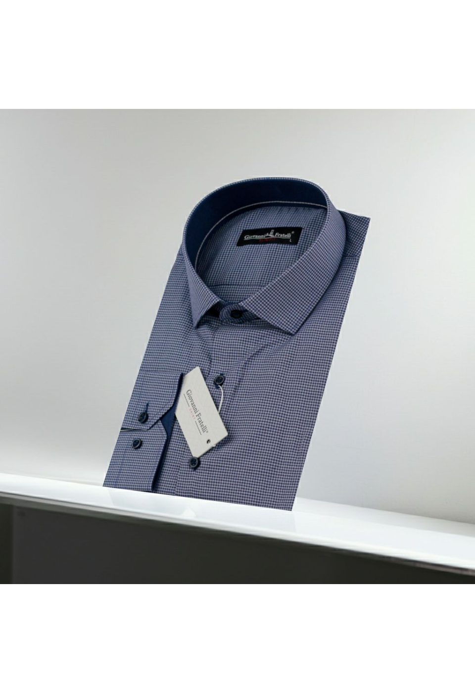 Slim Fit Uzun Kol Desenli Erkek Gömlek 3GMK330314006 - Giovanni Fratelli