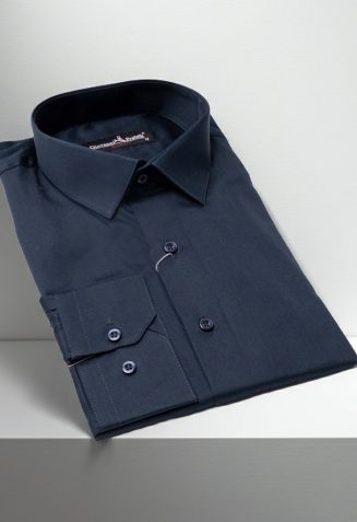 Slim Fit Uzun Kol Düz Renk Saten Erkek Gömlek 3GMK320314002 - Giovanni Fratelli