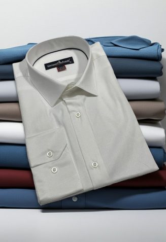 8 Drop Slim Fit Uzun Kol Düz Renk Erkek Gömlek 3GMK320315001