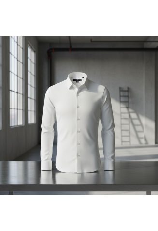 8 Drop Slim Fit Uzun Kol Düz Renk Erkek Gömlek 3GMK320315001 - Giovanni Fratelli