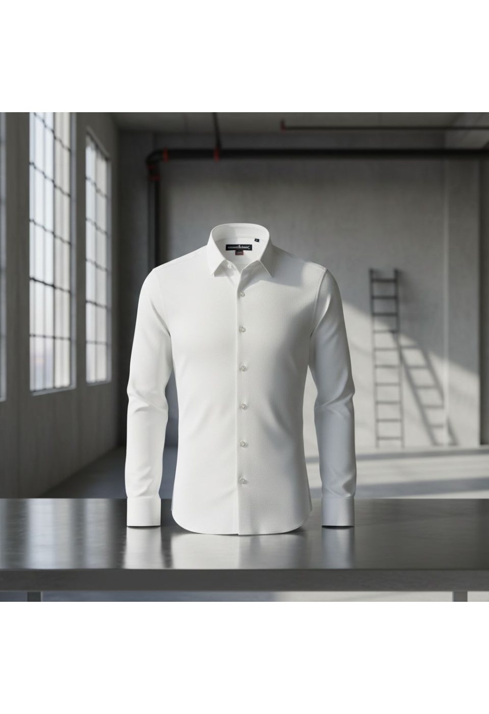 8 Drop Slim Fit Uzun Kol Düz Renk Erkek Gömlek 3GMK320315001 - Giovanni Fratelli