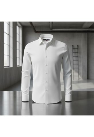 8 Drop Slim Fit Uzun Kol Düz Renk Erkek Gömlek 3GMK320315001 - Giovanni Fratelli