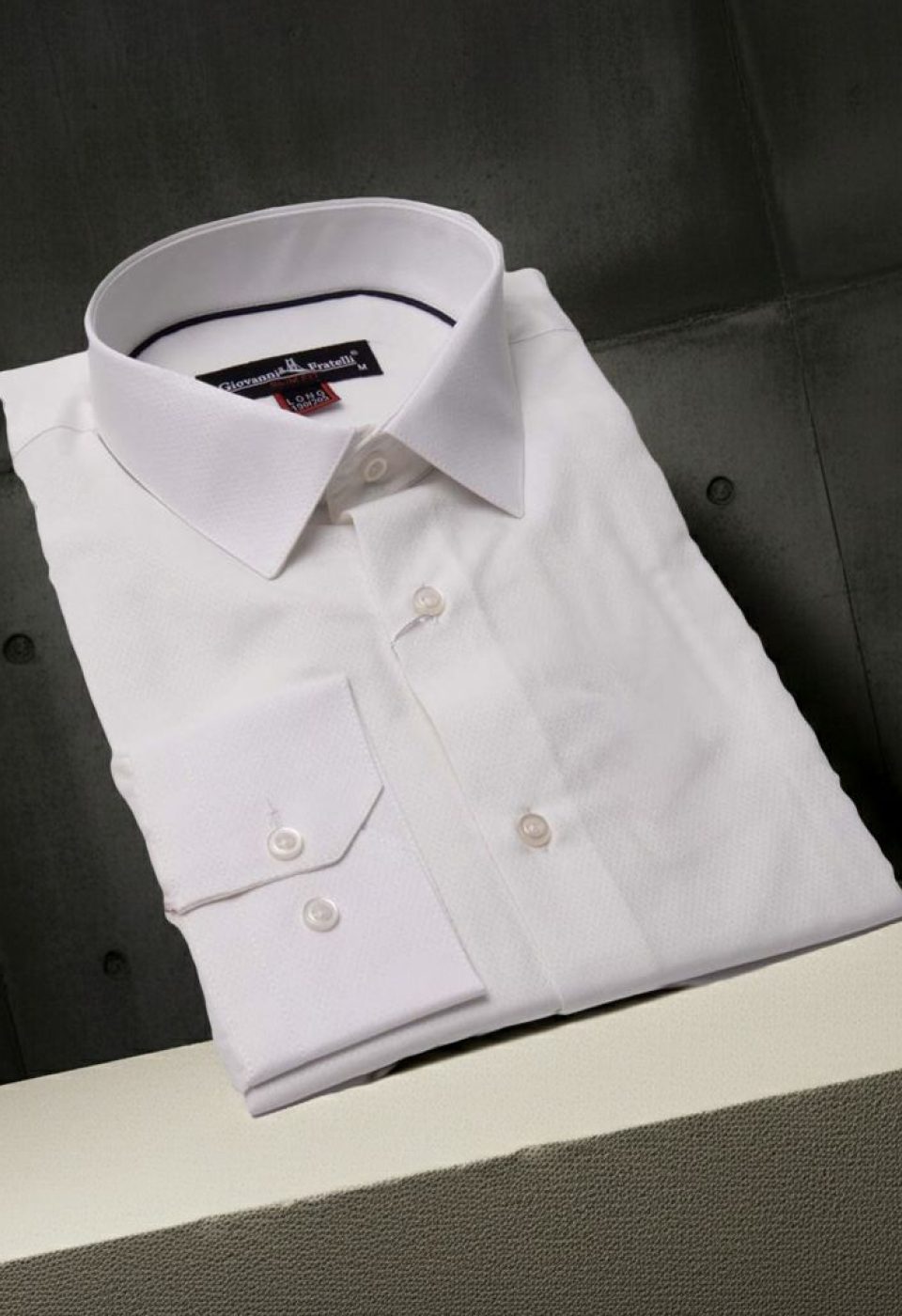 8 Drop Slim Fit Uzun Kol Düz Renk Erkek Gömlek 3GMK320315002 - Giovanni Fratelli