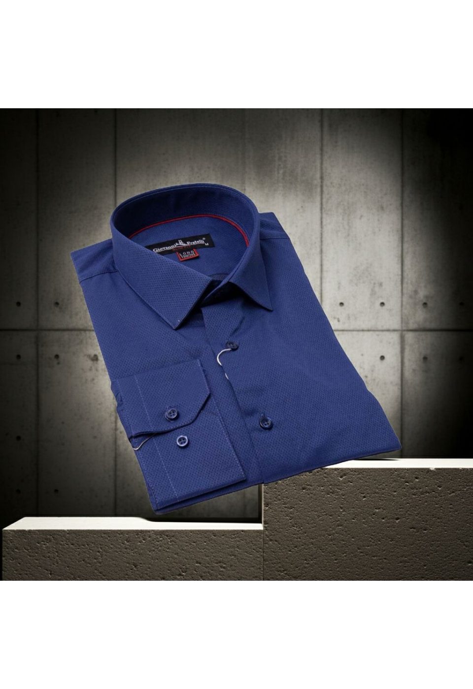 8 Drop Slim Fit Uzun Kol Düz Renk Erkek Gömlek 3GMK320315006 - Giovanni Fratelli