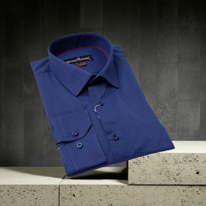 8 Drop Slim Fit Uzun Kol Düz Renk Erkek Gömlek 3GMK320315006