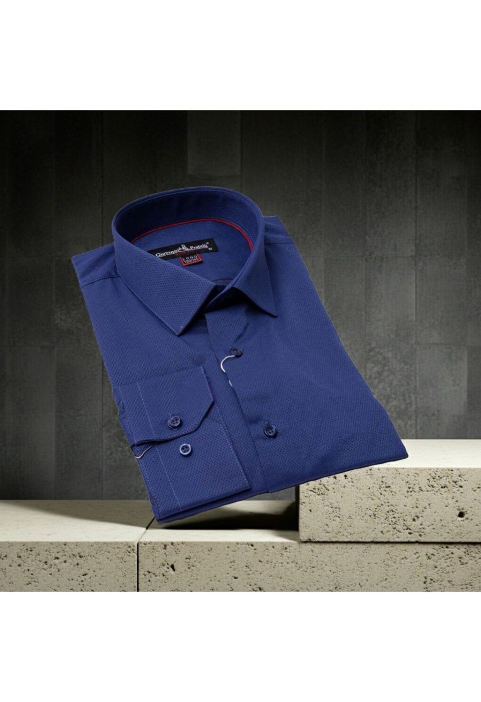 8 Drop Slim Fit Uzun Kol Düz Renk Erkek Gömlek 3GMK320315006 - Giovanni Fratelli